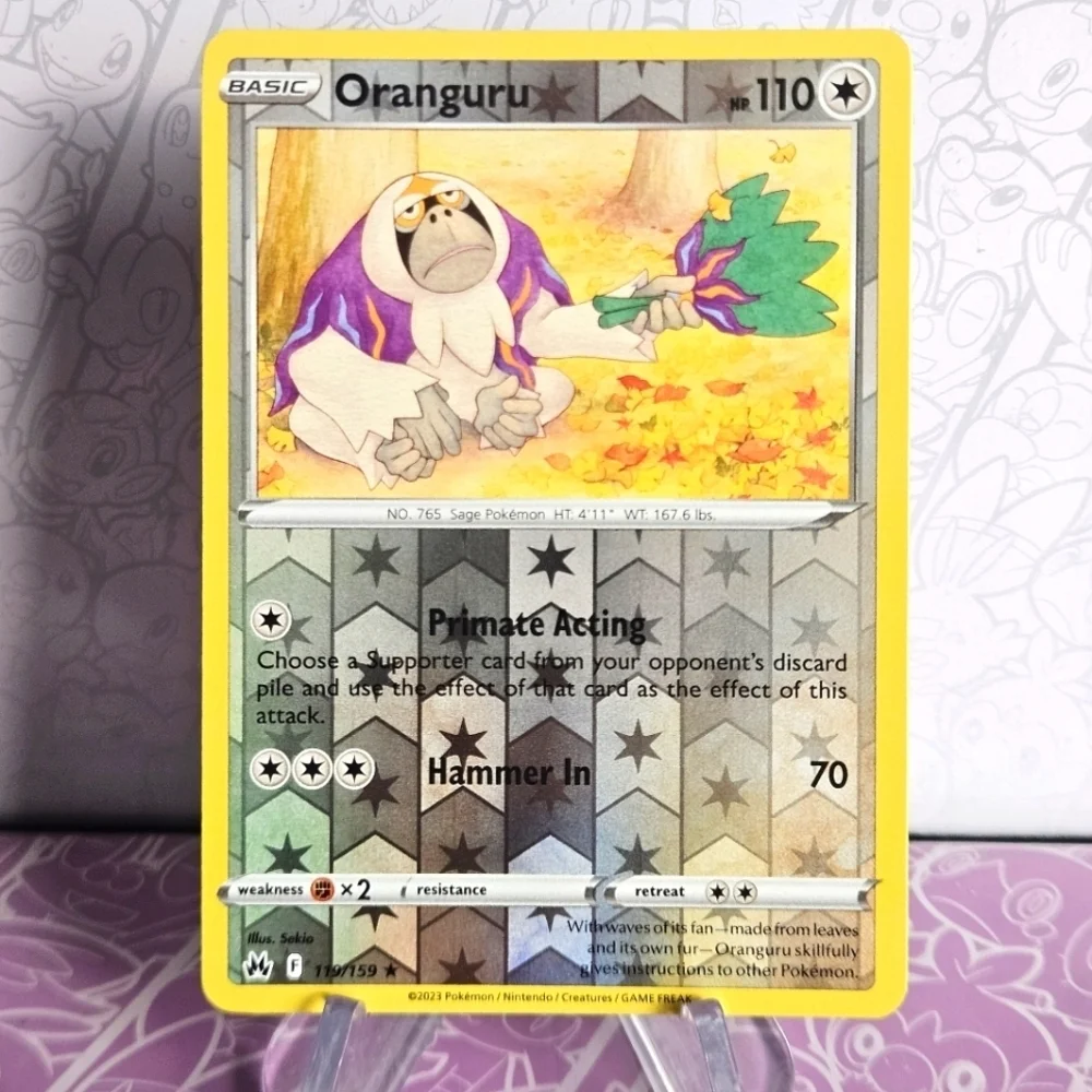 Oranguru 110/159 Pokémon TCG Reverse Holo Rare